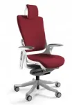 Unique Biuro kėdė Wau 2 BL402 audinys deepred/baltas