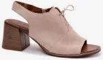 Auk&scaron;takulnės basutės su rai&scaron;teliais Step in style