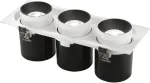 3x30W LED įleidžiamas &scaron;viestuvas OUTSIDER, baltas, 3000K
