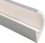 LED gipsinis profilis su dangteliu GIMEL, baltas, 1m