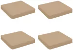 4 dalių sėdynės pagalvėlės VUGHT 4 pcs 100% poliesteris Smėlio