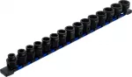 Bgs Technic Smūginių galvučių rinkinys | &scaron;e&scaron;iakampės, ypač trumpos | 1/2" | 10&ndash;24 mm | 15 vnt. (74700)