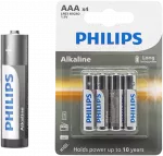 Philips LR03 &scaron;arminės baterijos, 4 vnt./bl.