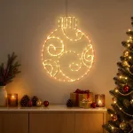 LED kalėdinis rutulys LOVIISA 160 LED Raudona 55 x 65 cm