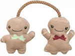 TRIXIE Xmas Imbierinukai ant virvės, pliu&scaron;as/virvė, 22 cm, su garsu
