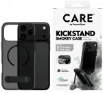 Dėklas Panzer Glass &bdquo;Case CARE by PanzerGlass&ldquo; su &bdquo;Kickstand&ldquo; dėklu, Juodas MagSafe, skirtas iPhone 18 Pro Max / 17 Pro Max, dūminės spalvos