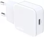Accezz Ultra Slim GaN įkroviklis – USB-C – 20 W – Baltas