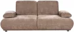 Beliani Trivietė sofa NACKA, &scaron;enilinė, ruda