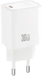 XO wall charger CE53 PD 30W 1x USB-C baltas
