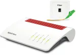 Fritz! Box 5590 Fiber belaidis mar&scaron;rutizatorius Gigabit Ethernet dviejų dažnių (2,4 GHz / 5 GHz) baltas