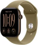 I&scaron;manusis laikrodis Apple Watch Series 12 46mm Dark Bronze/Olive Band M/L (MJEU4ET/A)