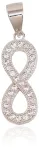 Diamond Sky Jewelry Sidabrinis pakabukas su cirkoniais &bdquo;Infinity II&ldquo;