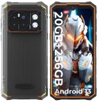 Dėklas I&scaron;manusis telefonas Hotwav Cyber 13 Pro 20 Gb / 256 Gb oranžinis