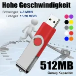 Usb atmintinė 2.0 transmemory 512 mb įvairiaspalvė 10 vnt pakuotė