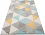 Lazur kilimas 160x220 cm &ndash; modernus, mink&scaron;tas, pastelinių spalvų