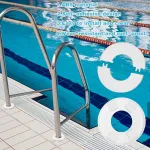 4 vnt. Baseino kopėčių rozetės, 1.9" vamzdžiams