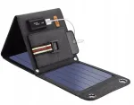 Choetech 14w sulankstomas saulės panelis Usb įkroviklis su krep&scaron;iu