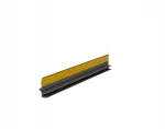 Bella Plast Pvc langelis prie lango 9/6 3m su sandarikliu, tamsiai pilkas