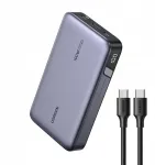 Ugreen didelės talpos 20000mah powerbank telefonui power bank pd 100w usb-c