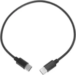 Usb c į usb c kabelis 30cm type c į type c mikrofono kabelis jungia belaidį atvartinį mikrofoną usb c mikrofonas su telefono kabeliu, skirtas rode wireless go ii, skirtas lark