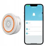 Zigbee Tuya i&scaron;manioji aliarmo sirena, skirta apsaugos sistemoms