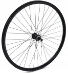 Priekinis 27,5 colių dviračio ratas kūginis juodas shimano disc centerlock