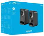 Kompiuterio kolonėlės Logitech Z150 Stereo 2.0 3w / 6w juodos spalvos laidiniai garsiakalbiai puikus garsas