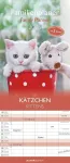 Alpha Edition - &Scaron;eimos planuotojas Kitten 2025, 19.5 x 45 cm, &Scaron;eimos kalendorius su 5 stulpeliais susitikimams, mėnulio fazėms, atostogų datoms De/at/ch ir voki&scaron;kas kalendorius: autorė Sabine Rath