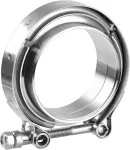 Universali 76 mm v formos apkabos komplektas su vyri&scaron;ku ir moteri&scaron;ku flan&scaron;u nerūdijantis plienas 304, turbo wastegate apkabos flan&scaron;o komplektas universalus (v formos apkaba su flan&scaron;u, 76 mm 3 coliai)