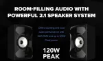 Kompiuterio kolonėlės JBL Galinga 2.1 Bluetooth garsiakalbių sistema su žemų dažnių garsiakalbiu