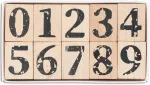 Yuanchu mediniai numerių nuo 0 iki 9 antspaudai, 10 vienetų rinkinys, skirtas pasidaryk pats atvirukams, i&scaron;karpų albumams, amatų kortelių gamybai, planuoklio amatų reikmenims, meni&scaron;ki &scaron;riftai