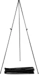 Qwork&reg; 168 cm sulankstomas metalinis molbertas su laikymo krep&scaron;iu - reguliuojamas, i&scaron;laiko iki 7kg - skirtas meno ekspozicijoms, vestuvių ženklams, plakatams