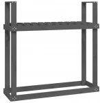 Stovas malkoms - 110x35x108,5 cm, pilkas