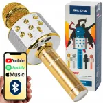 Blow Belaidis mikrofonas garsiakalbis bluetooth karaoke vaikams dovanai hq