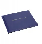 Albumas Book Albumas Book Sleeves Coin Sleeves Page Collection Atsparus vandeniui Mėlyna