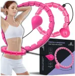 Hula Hoop lieknėjimui su svoriu ir svareliu Smart Hulahop Plus Size