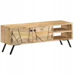 TV staliukas Tv spintelė mango 110x30x40 cm - natūrali spalva