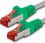 5m Cat6 ethernet kabelis lan patch cat 6 kabeliai interneto rj45 ki&scaron;tukas 1gbit/s sftp pimf - crossover - 1 vnt 5m
