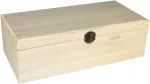 Rayher medinė dėžutė hobiui 62378000 (fsc mixed credit popierius, 32 x 15 x 10 cm, veidrodinis nuotraukų rėmelis, 4 skyriai