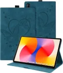 Auslbin dėklas, skirtas huawei matepad se 11 2024, apsauginis pu odos dėklas su įspaustu langu, su magnetine sagtimi ir ra&scaron;iklio laikikliu, skirtas huawei matepad se 11 krep&scaron;iui, mėlynas