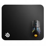 Medžiaginis pelės kilimėlis SteelSeries QcK Edge Medium, Juodos spalvos