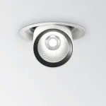 Ideal Lux 30W recessed lamp NOVA, 3000K, chrome