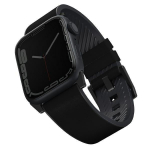 I&scaron;maniojo laikrodžio Apple 4/5/6/7/8/SE/ULTRA dirželis, Juodos spalvos, 42/44/45mm