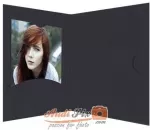 Nuotraukų rėmelis 1x100 Daiber Folders Opti-Line iki 5x7 cm juodos spalvos