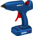 Dedra Kartu kliju pistoletas 60W 112mm 12V Belaidis