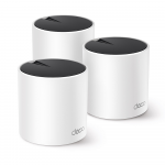 Mar&scaron;rutizatorius TP-Link AX3000 viso namo tinklelio &bdquo;Baltas WiFi 6&ldquo; sistema | Deco X55 (3 vnt. pakuotė) | 802.11ax | 2402 Mb/s | Ethernet LAN (RJ-45) jungtys 1 | Tinklo palaikymas: Taip | MU-MiMO: Taip | Ne, mobilusis plačiajuostis ry&scaron;ys: | Antenos t ...