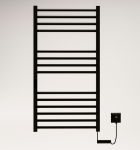 Elektrinis, juodas rank&scaron;luosčių džiovintuvas-gyvatukas Nemo Lux Krona 14, 100x53 cm