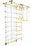 Sanro Sporto kompleksas (gimnastikos sienelė) JUNIOR ATLET LIGHT 2in1, balta-geltona, 220x140cm