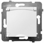 Ospel GN.1-KR.Z/U IP44 Baltas ARIA