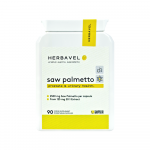 Herbavel Maisto papildas Saw Palmetto (Gulsčioji serenoja), 90 kapsulių